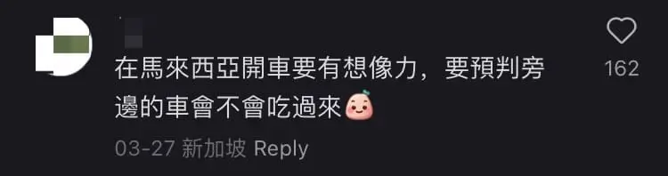 'Scared Me To Death!' — Taiwan Man Freaked Out By How Fast M'sians Drive On The Road comment 2