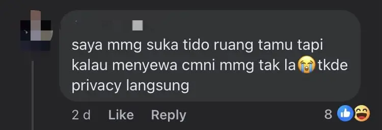 M'sian Landlord Rents Out Living Area With Just A Bed For RM170, Gets Slammed By Netizens comment 1