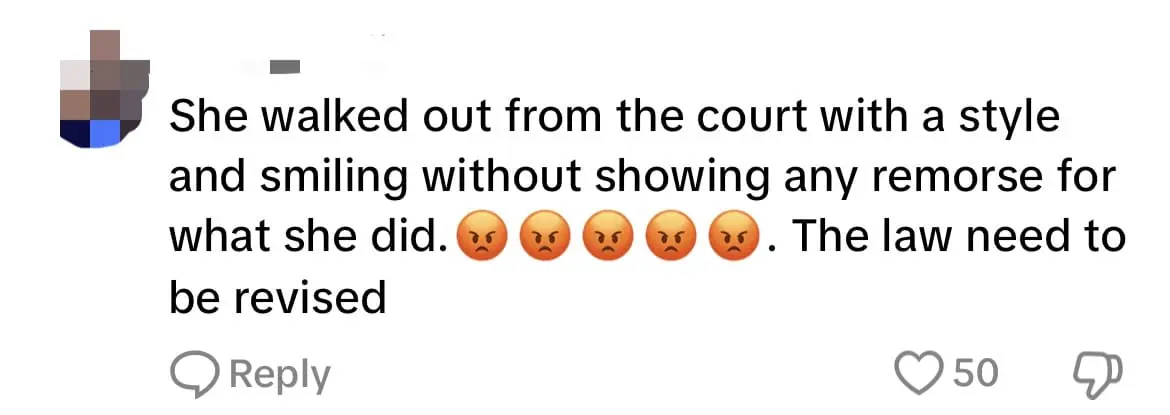 'I'm Disappointed' — Esha's Mum Upset By Suspect Getting Only A RM100 Fine comment 3