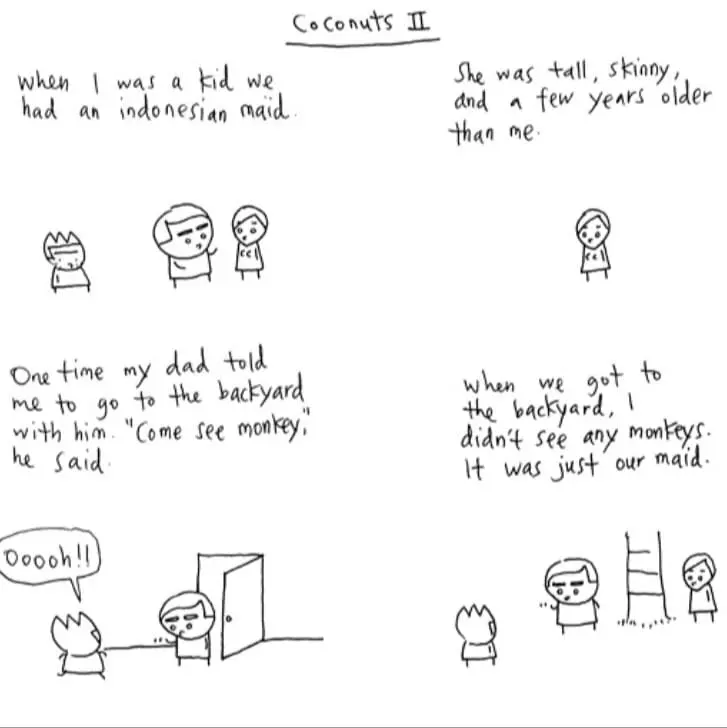 'When I Was A Kid 3' monkey comic