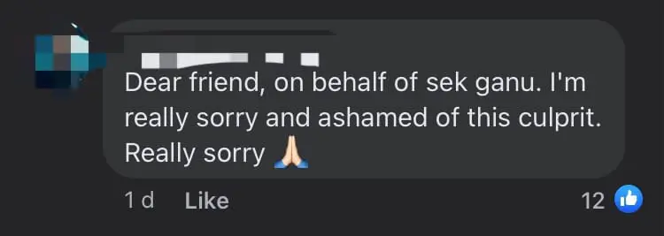 M’sian Woman Looking For Rental Room Gets Message From Man Asking For Sex comment 2