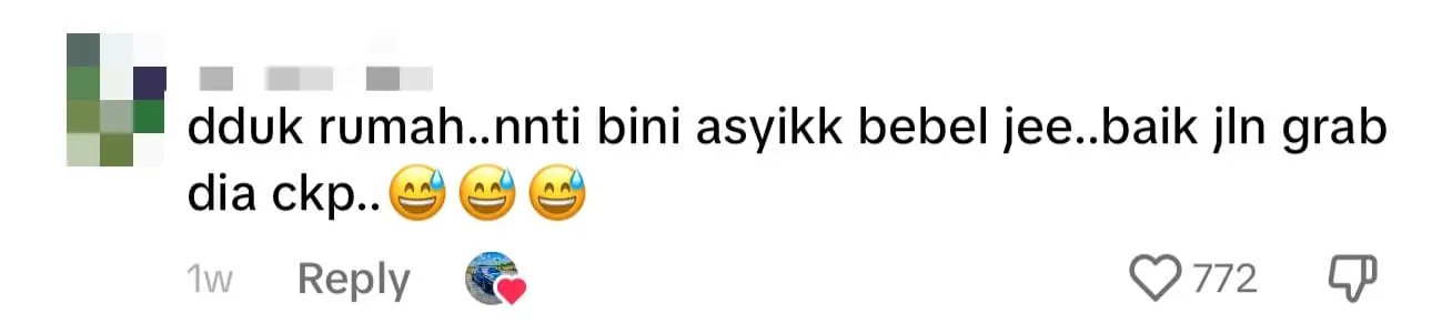 M'sian Uncle Uses Mercedes To Earn Money As Grab Driver, Says He's Bored Of Staying Home comment 1