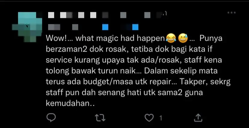 "After 1000 Years"- M'sians Surprised With Fast Escalator Repairs At LRT Stations