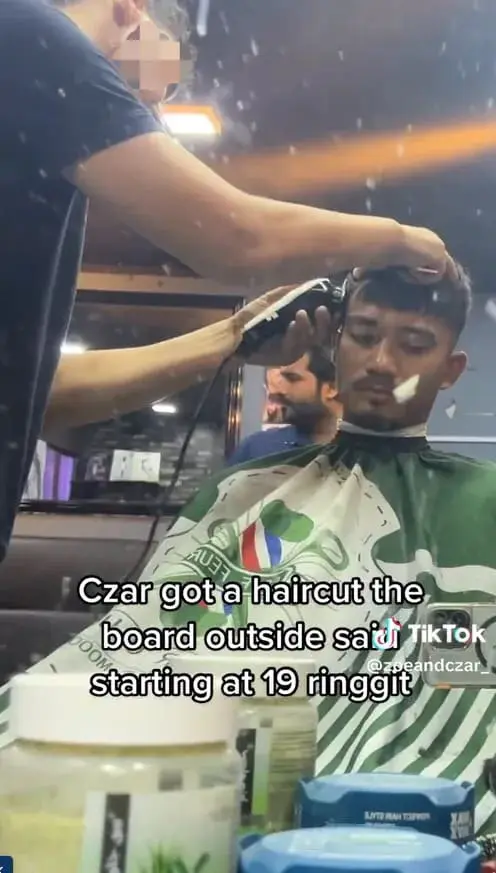 British Tourists Charged RM120 For Haircut By KL Barber, Asks Locals If This Is A Scam