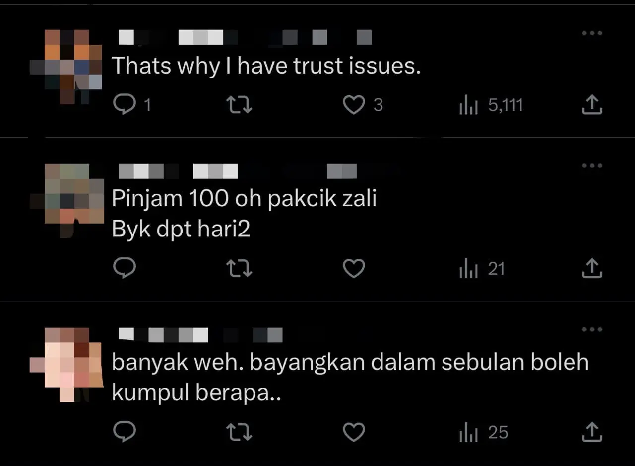 Man Seen Counting A Bag Full Of Money He 'Earned' From Begging, M'sians Joke It's The Easiest Way To Get Rich comment 1