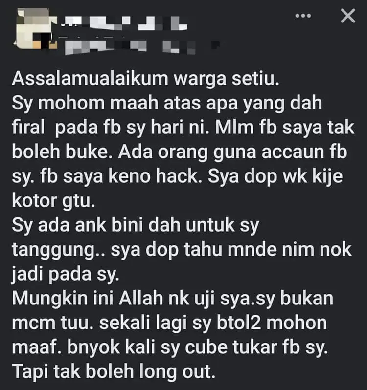 M’sian Woman Looking For Rental Room Gets Message From Man Asking For Sex