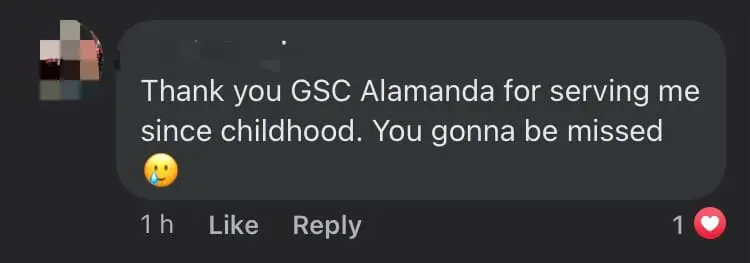 GSC Alamanda Putrajaya To Close On Aug 14, Will Hold Final Screening A Day Before comment 3