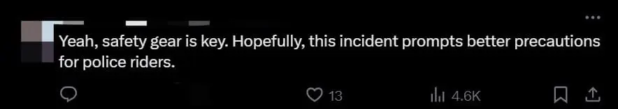 M'sian Policeman Flips Off From Motorbike After Crashing Into Honda City comment 2