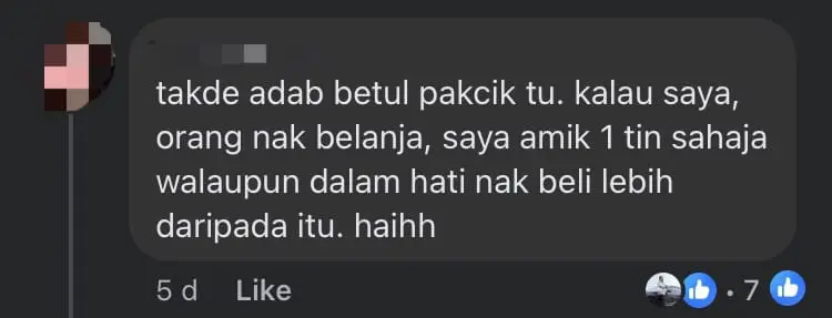 M'sian Shocked To See Old Man Complain About RM4 Tinned Coffee But Drives A BMW comment 1