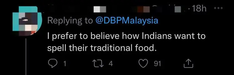 Thosai, Dosa Or Tose? Here's The Official BM Spelling According To DBP comment 4