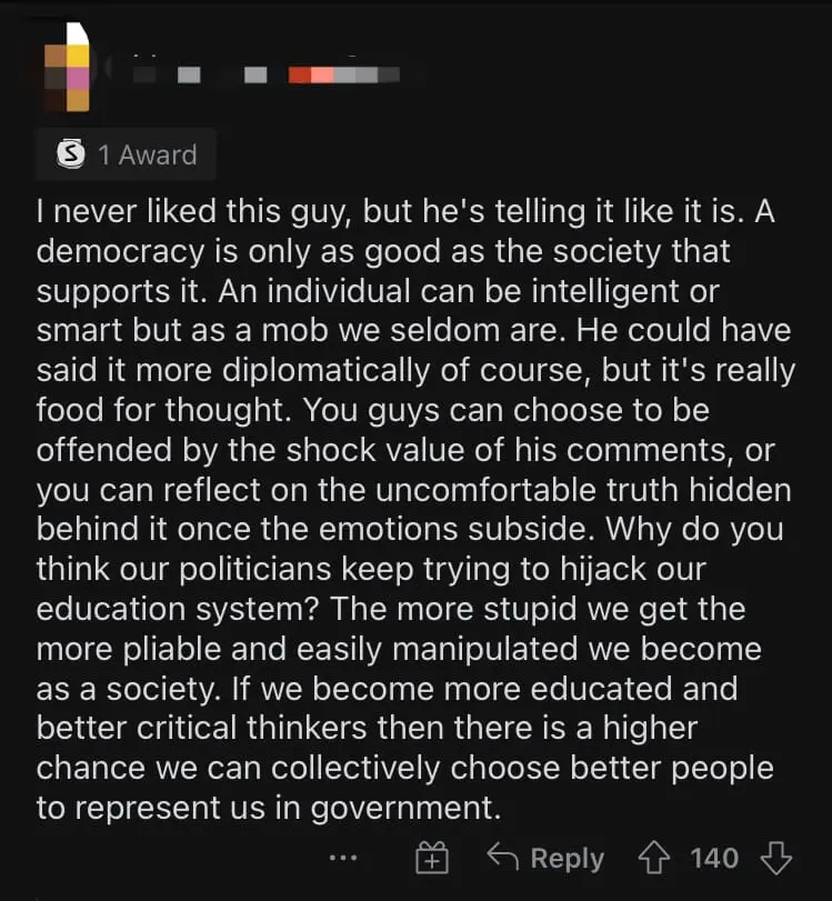 DAP's Nga Kor Ming Bashed For Saying That "Stupid Leaders" Are Voted In By "Stupid Voters" comment 4