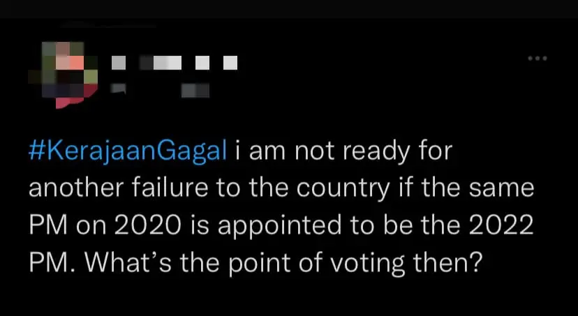 #KerajaanGagal Is Trending On Twitter Amid Political Uncertainty Post-GE15