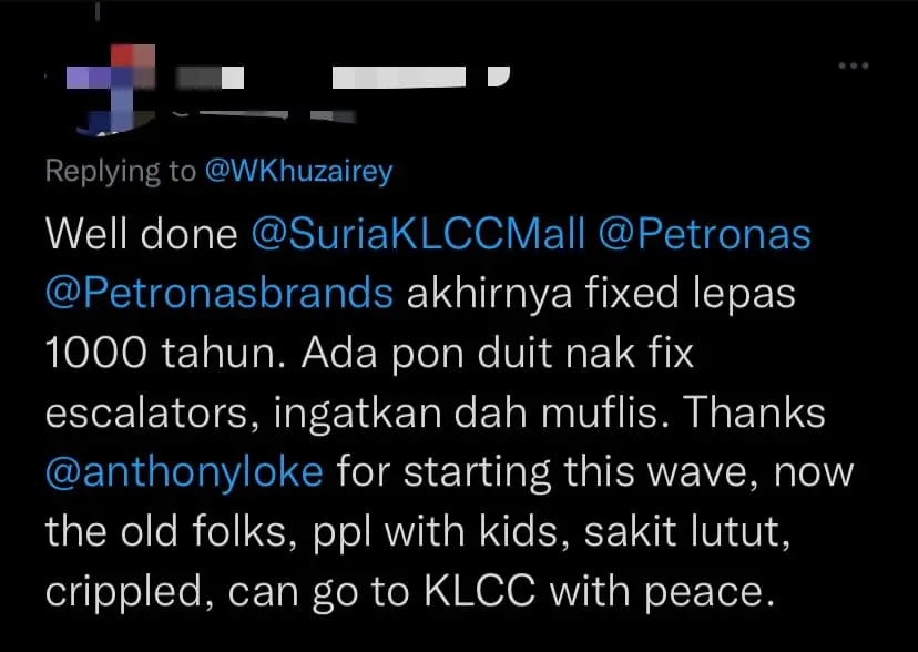 "After 1000 Years"- M'sians Surprised With Fast Escalator Repairs At LRT Stations