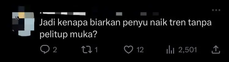 "Double Standards!" — M'sians Unhappy With Sabri And KJ Going Maskless On MRT Ride Despite Rule comment 5