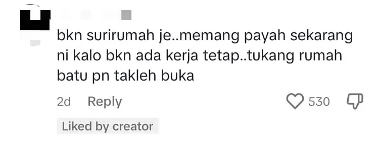 M'sian Woman Breaks Down In Tears After She Wasn't Able To Open Bank Account As A Housewife comment 2