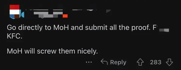 'Disgusting!' — M'sian Horrified To Find Fly Eggs Inside KFC Chicken comment 1