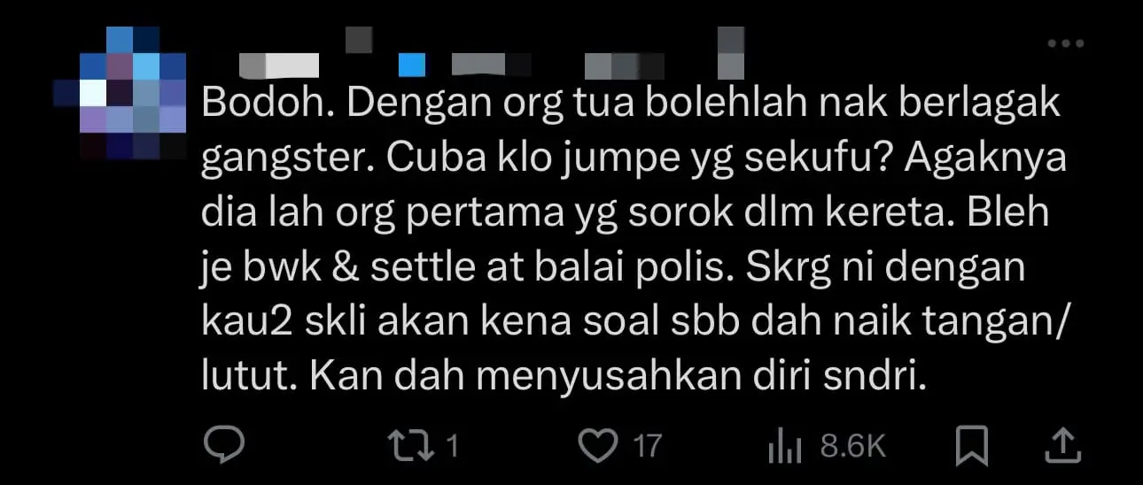 Elderly Man Brutally Attacked After Crashing Onto A School Van And Trying To Flee Away comment 2