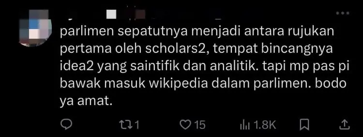 'Wikipedia Says So!' — PAS MP Insists That 'Bak' In Bak Kut Teh Means Pork Meat comment 2
