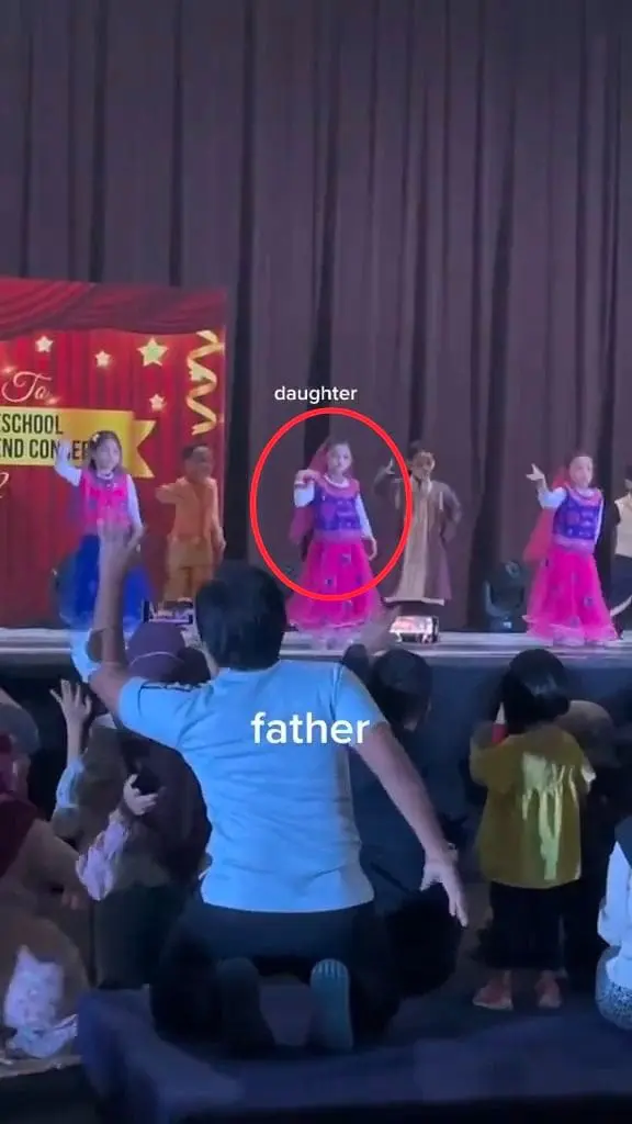 M'sians Gush Over Adorable Clip Of Father's Offstage Guidance During Daughter's Dance Performance
