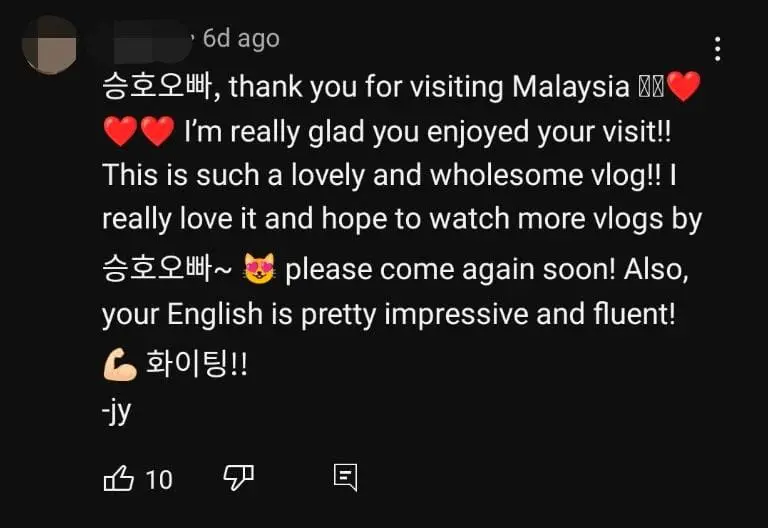 "So Good!" — South Korean Actor Falls In Love With Gula Apong Ice Cream During Sarawak Visit comment 1