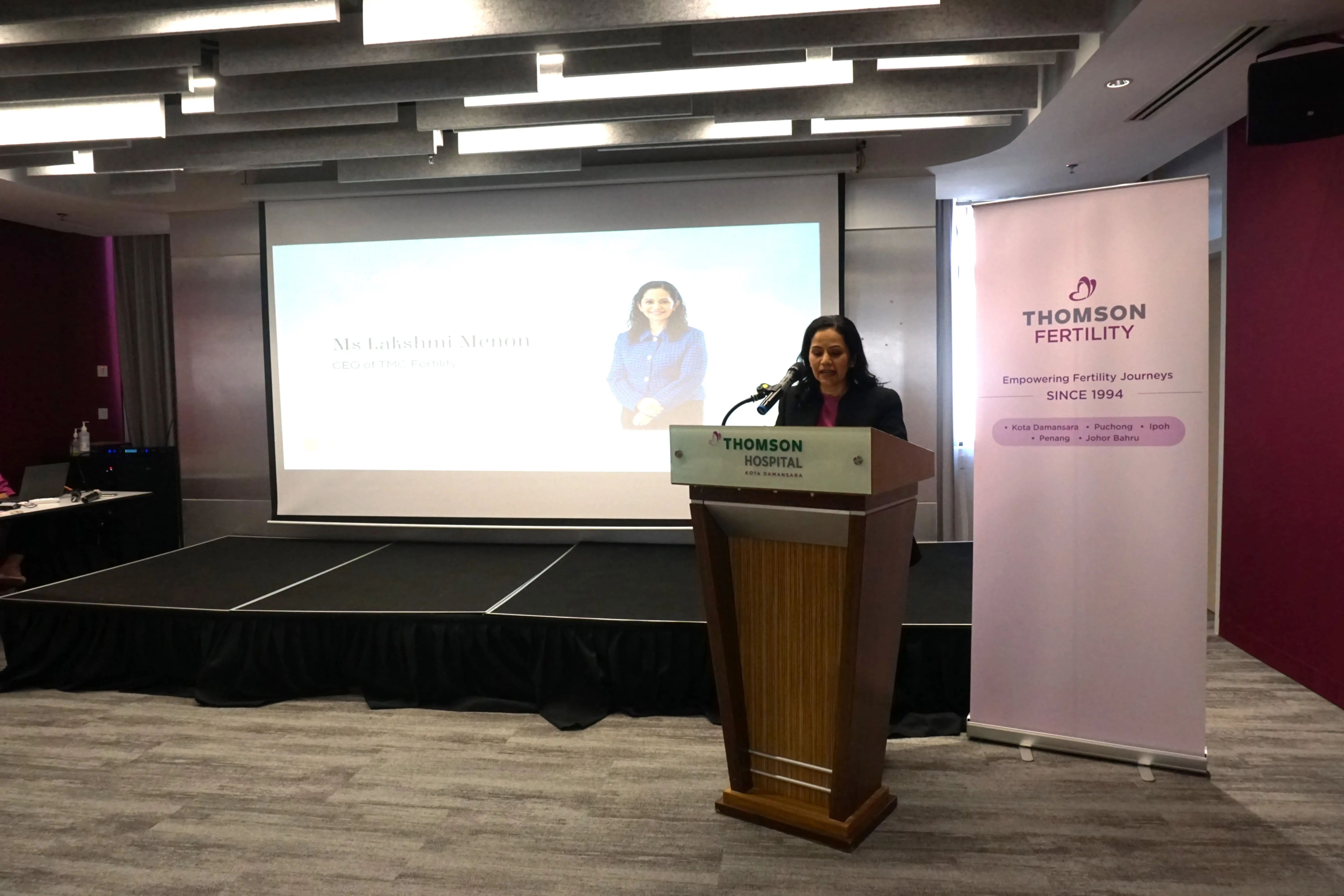 Lakshmi Menon, CEO of Thomson Fertility introduces Endo Care @ Thomson