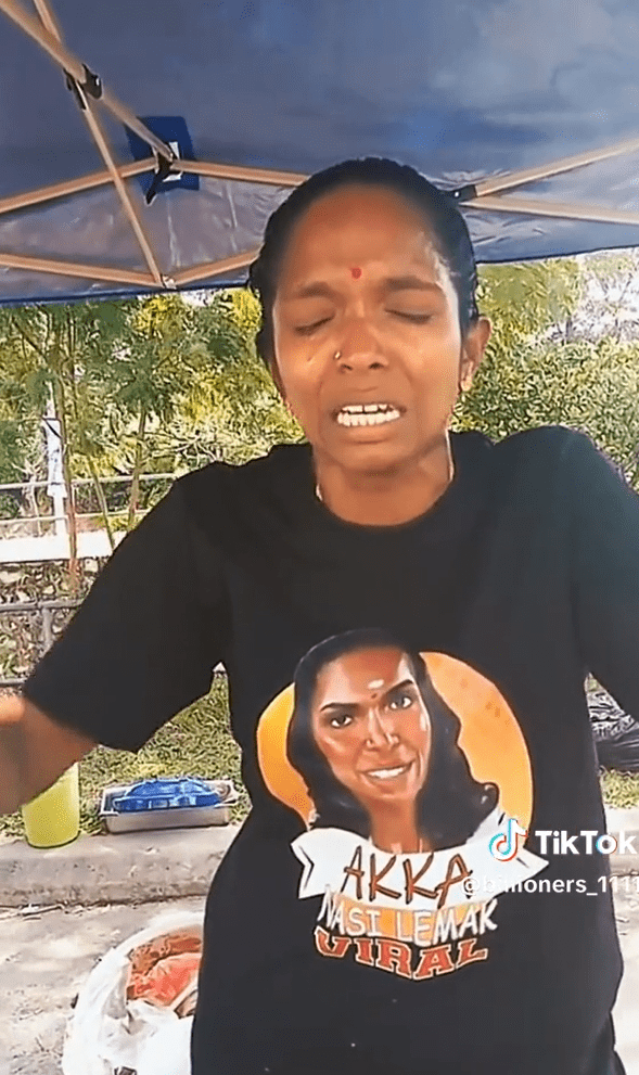 "I'm Not Happy" — Akka Nasi Lemak Vendor Shares How Tough Her Life Is Despite Her Fame