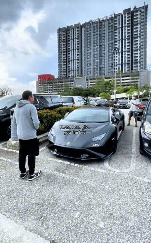 M'sian TikToker invites uncle to try Lamborghini out