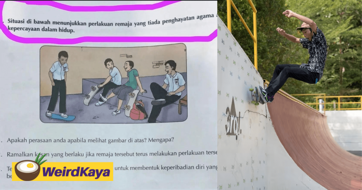 Form 2 Moral textbook slammed for implying skateboarders are immoral