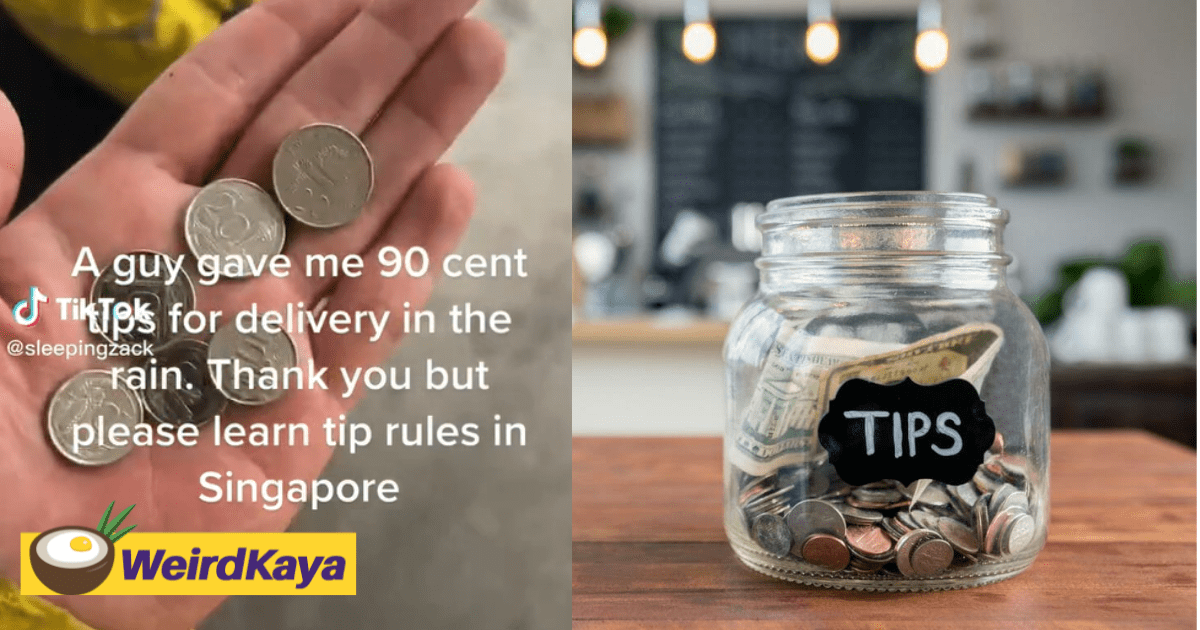 "Please Learn The Tip Rules" — S'porean Delivery Rider Slams Customer Over RM2.90 Tip
