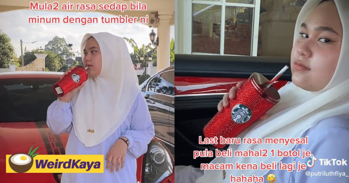 14yo M'sian Entrepreneur Shows Off RM1800 Starbucks Tumbler, Netizens Slam Her For Being A Snob