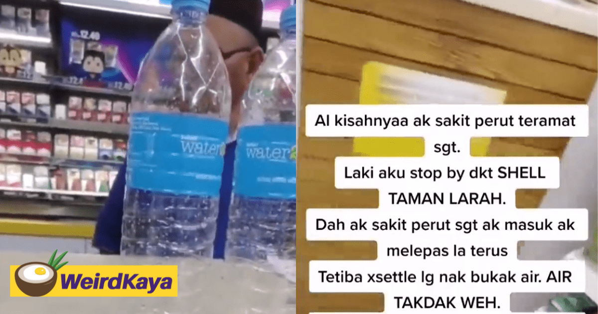 M'sian Woman Goes Berserk Over Being Forced To Buy Mineral Water To Clean Herself After Pooping