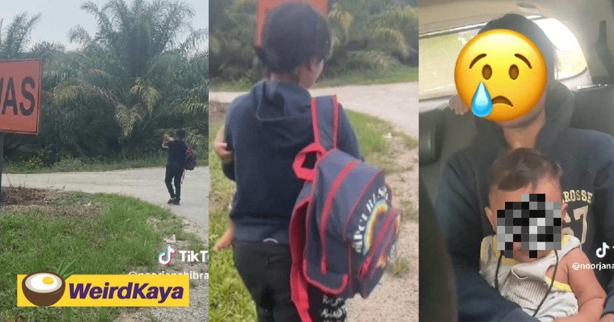 M'sian Woman Walks For 2 Hours Back To Her Hometown With Kids After Arguing With Husband, Gets A Lift From Kind Stranger