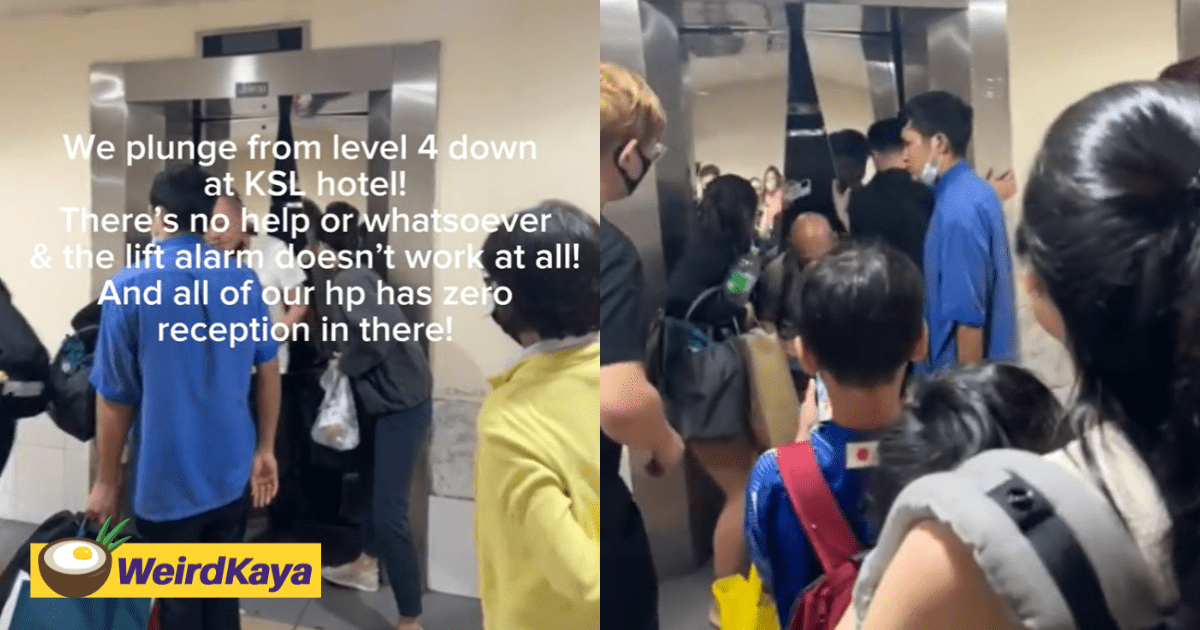 Lift At JB Hotel Gets Stuck And Free Falls From 4th Floor, Trapped Guests Pry Door Apart To Escape