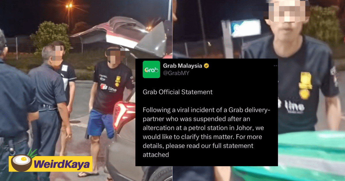 Grab Apologizes For Suspending Rider's Account In JB Petrol Incident, Netizens Call It 'Insincere'