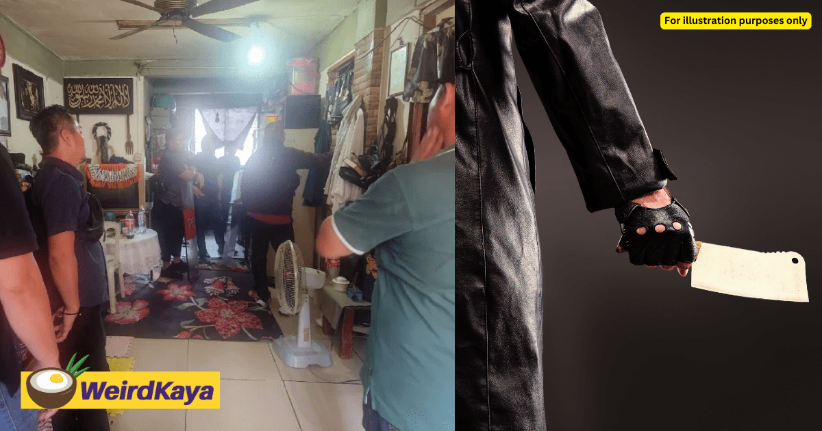 Mentally Unstable Man Stabs 2 M'sian Police Officers While Holding Mom Hostage With Meat Cleaver