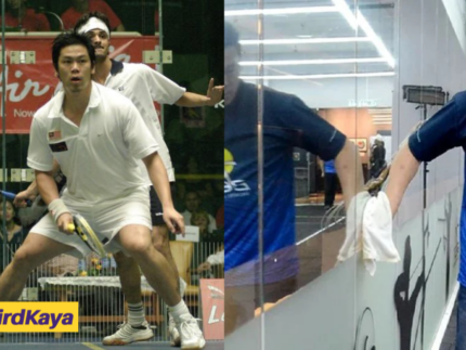 Former M'sian Squash Champion Now Works As Cleaner At KL Archery Centre