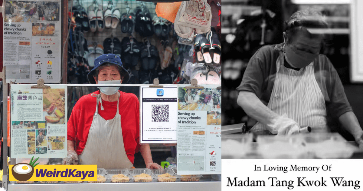 Petaling Street's 'Muah Chee Queen' Madam Tang Passes Away, M'sians Mourn The Loss Of An Icon