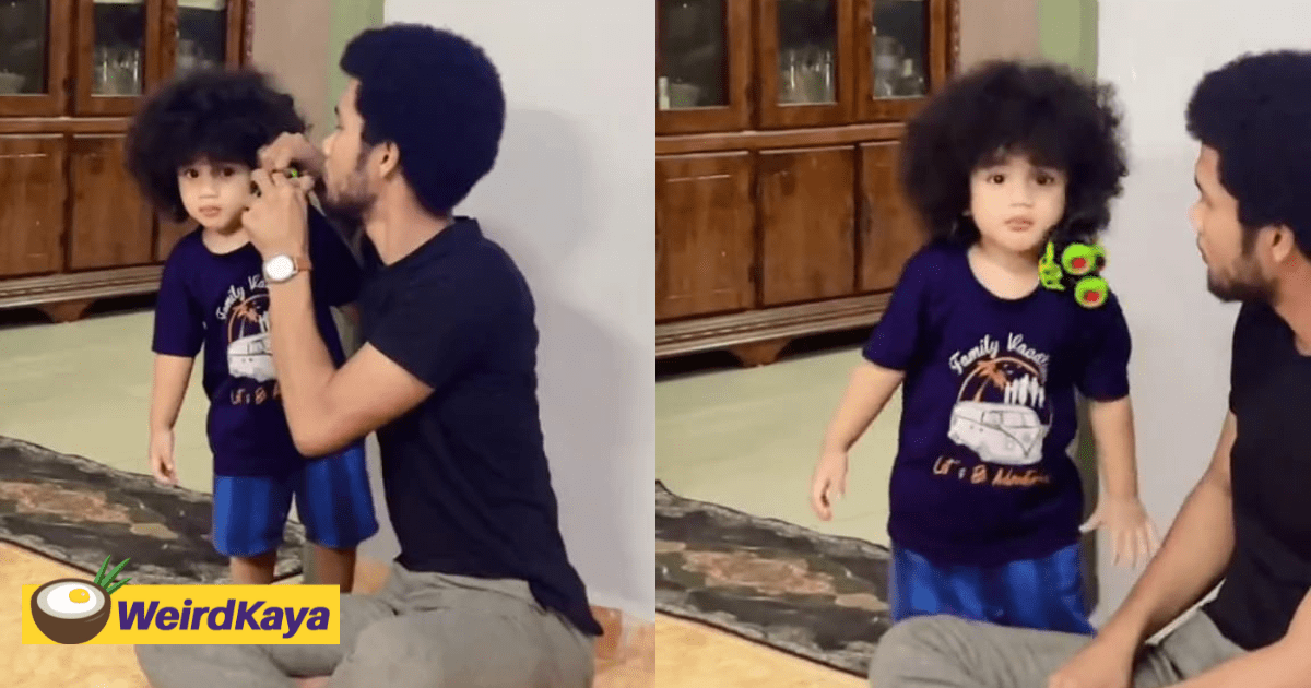 Hilarious Viral Clip Shows A M'sian Boy With Toy Car Stuck In His Hair