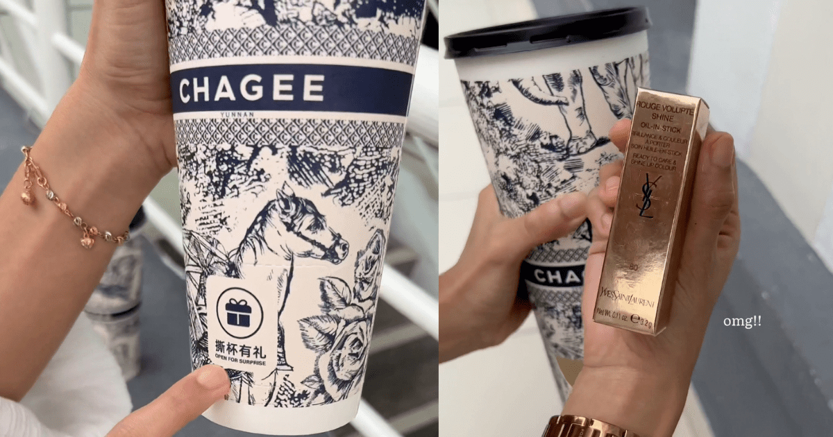 CHAGEE and complimentary gift