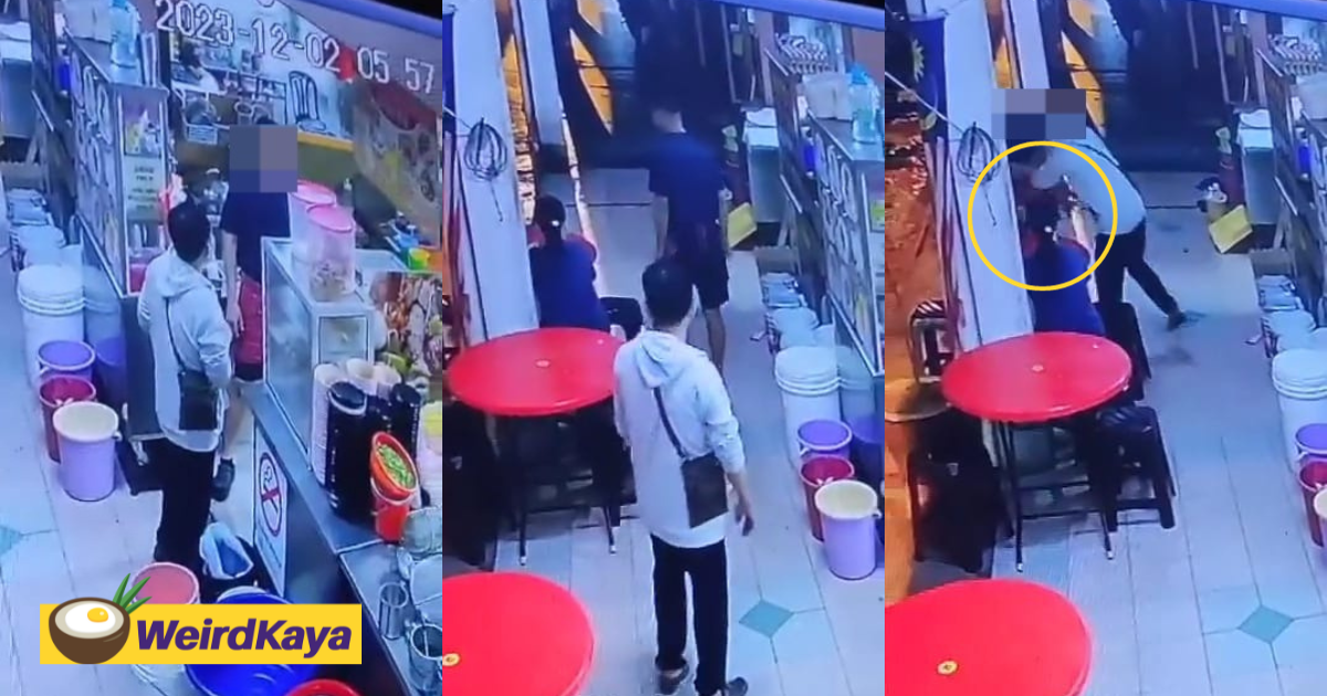 M’sian Food Vendor Allegedly Stabbed By A Customer With A Knife At His Restaurant In Ipoh