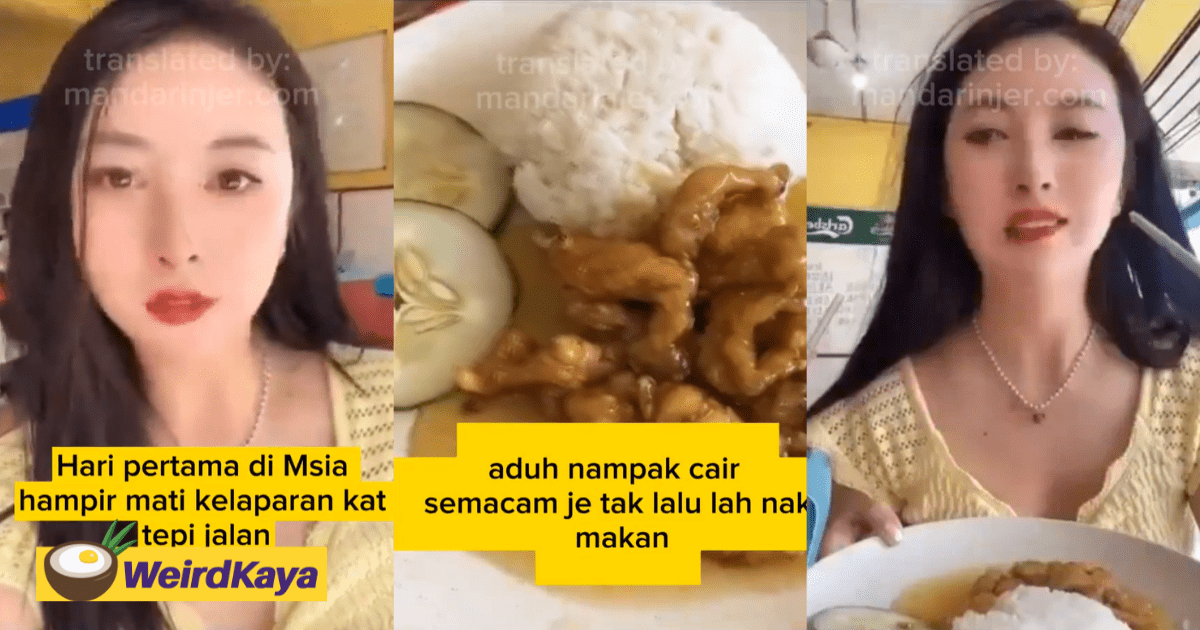 'Nearly Starved To Death!' — China Woman Says M'sian Food Is Inedible In Viral Clip