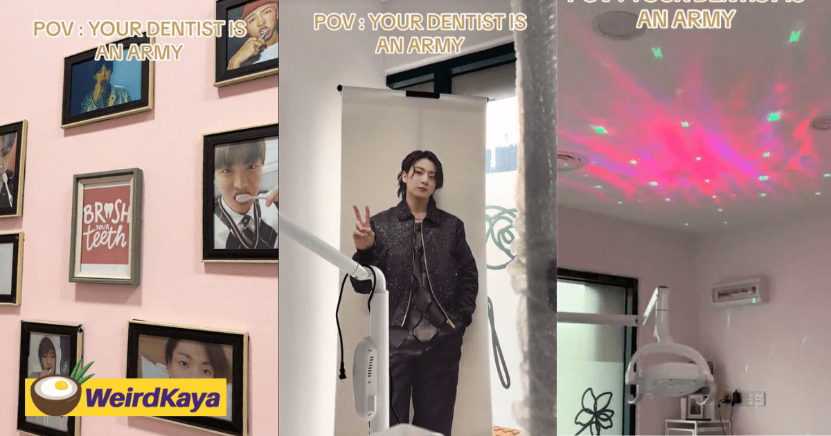 M'sian Dentist Turns Her Clinic Into BTS-Themed Space That Could Cure Every ARMY's Dental Phobia!