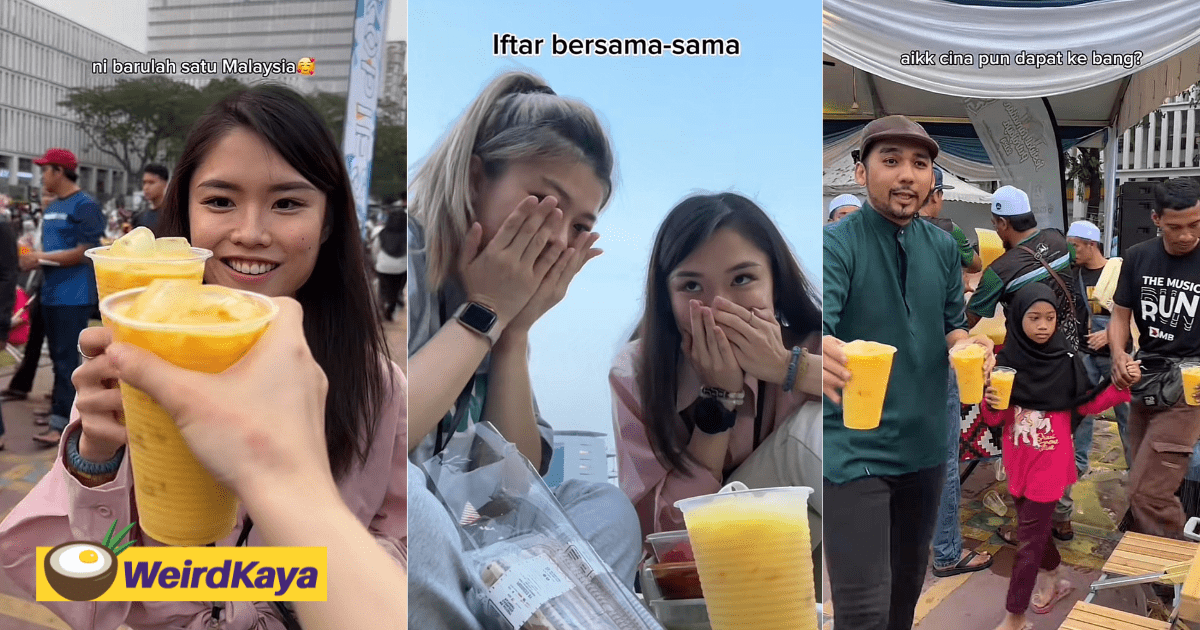 M'sian Chinese Women Gather To Buka Puasa At Putrajaya Square & It's Too Cute