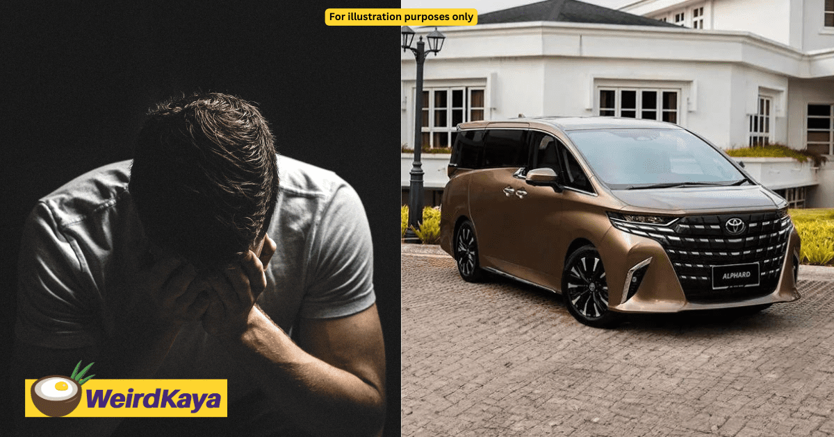 M'sian Man Begs For RM8.5K Loan From Friend To Help Settle His Toyota Alphard Debt Of 6 Months