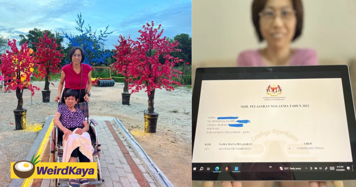 51yo M'sian Woman Scores A For Add Maths In SPM After Learning For 2 Months On YouTube