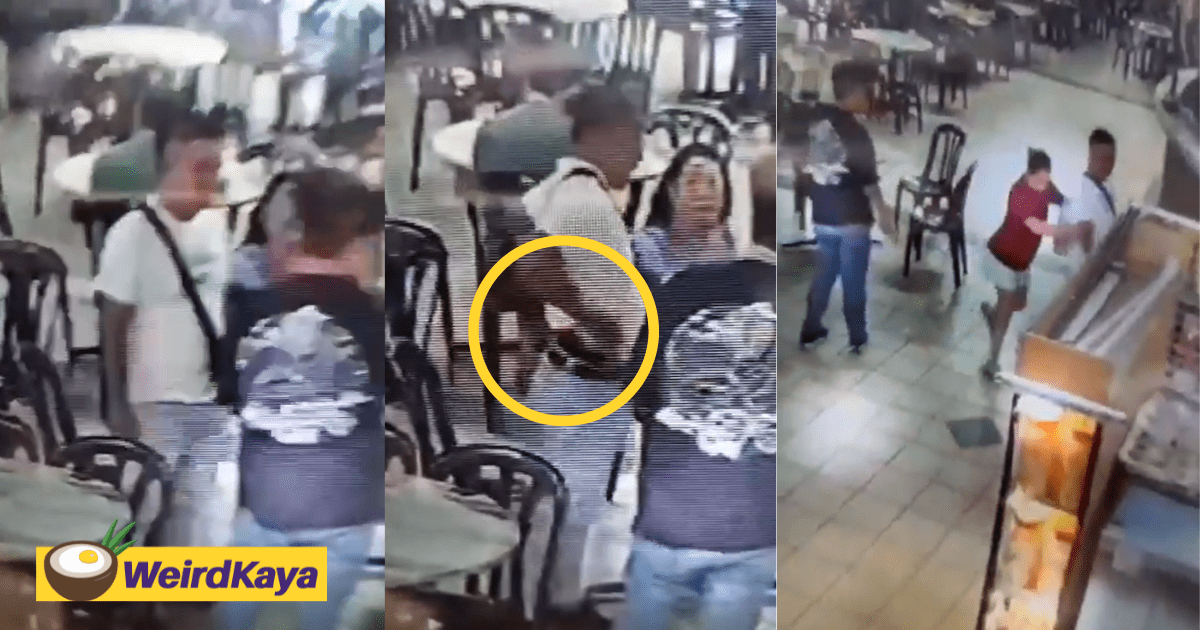 'I'm Untouchable!' — M'sian Man Pulls Out Gun At Puchong Food Court After Being Told Not To Smoke