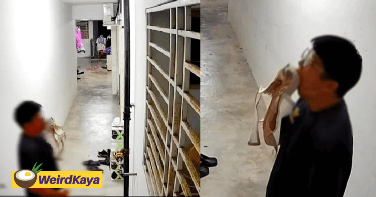 Man Caught Smelling Neighbour's Bra & Jerking Off To It At Penang Condo