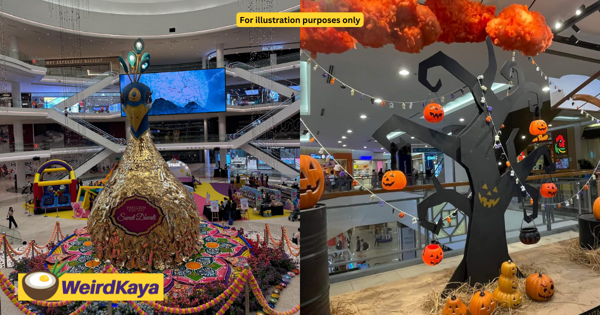 'Not Our Culture!' — M'sian Asks Why Malls Are Putting Up Halloween Decor Instead Of Deepavali