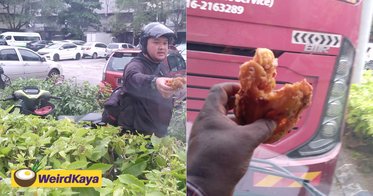 Generous M’sian Shares Fritters With Bus Driver After He Jokingly Said He Was Hungry