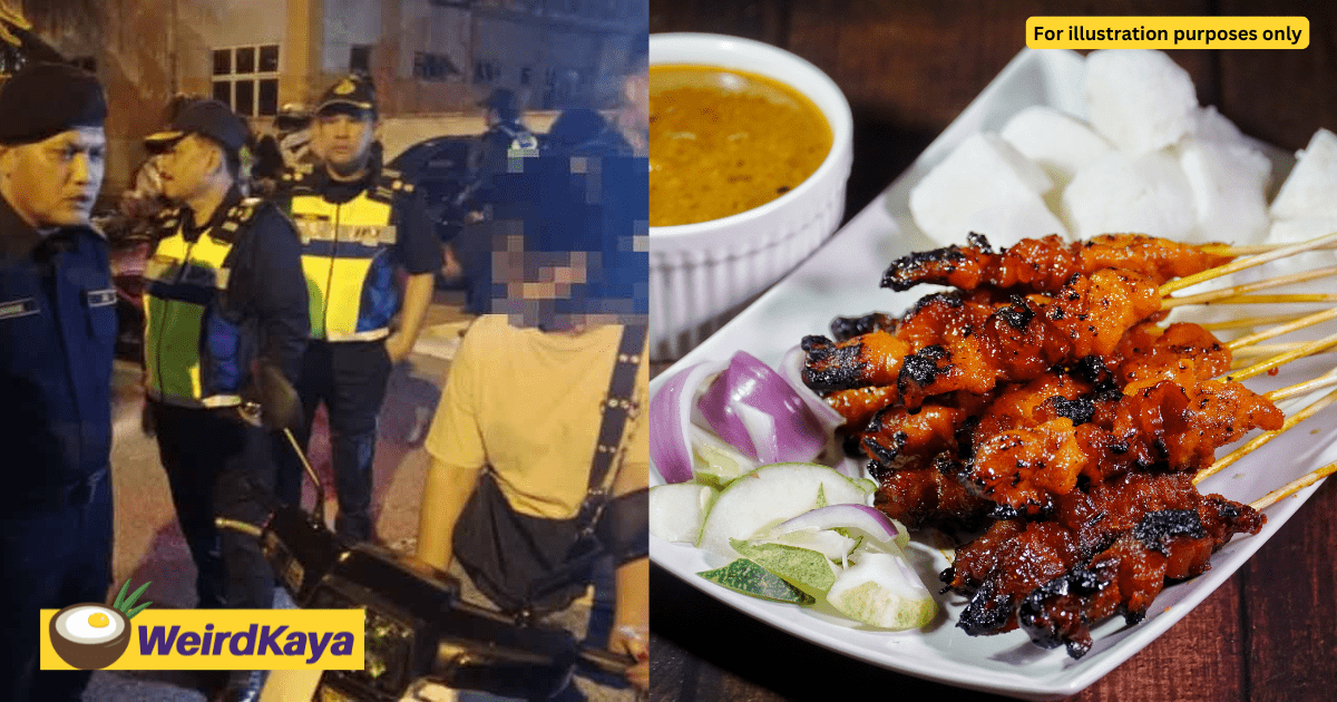 2 M'sian Teens Caught Not Having Valid License While Taking Mum Out For Satay On NYE